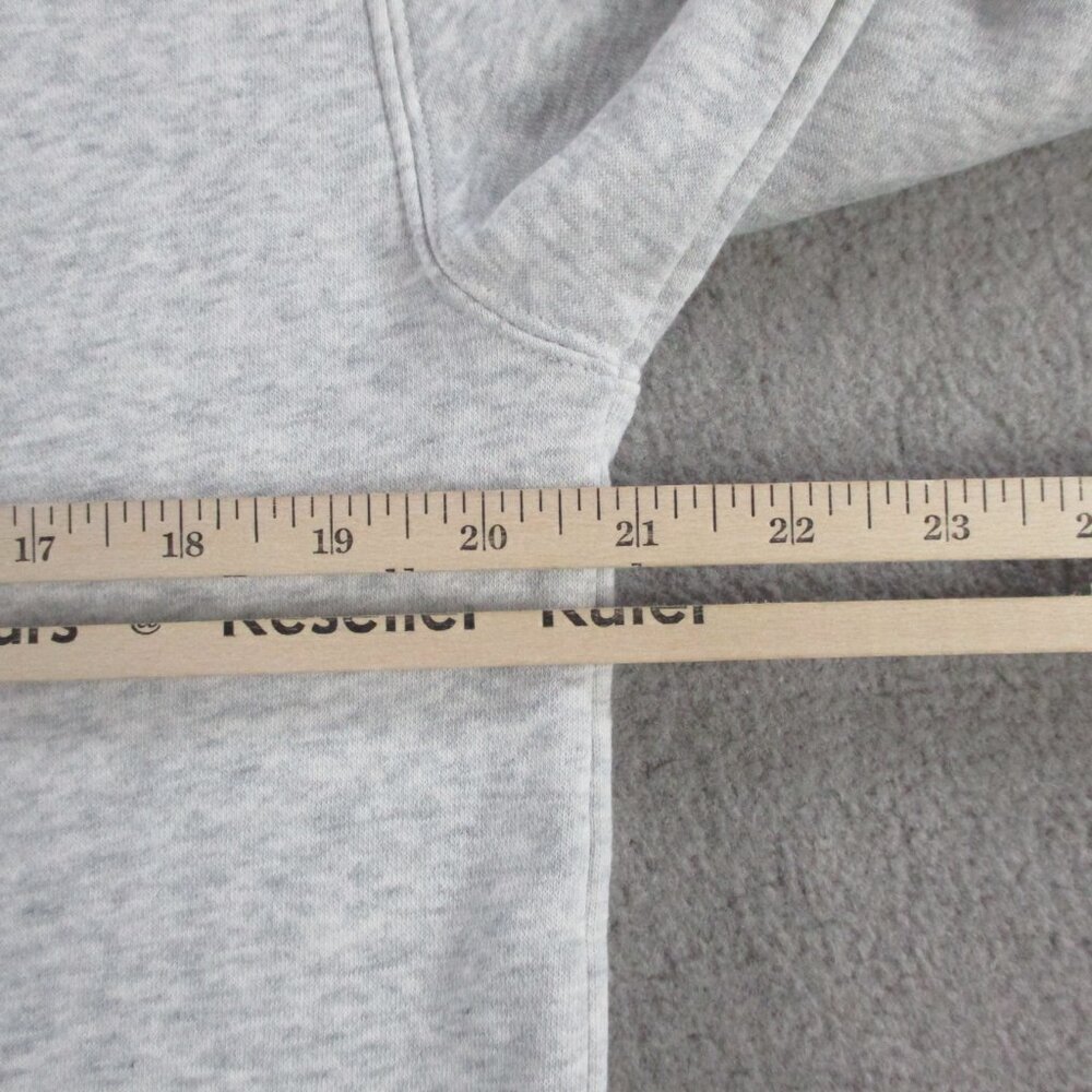 SKIMS Fleece Lounge Hoodie Mens Small Light Heather Gray Pullover Sweatshirt NWT - Picture 7 of 9